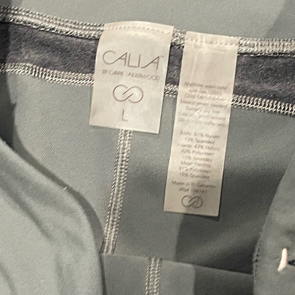 CALIA ATHLETIC SCRUNCH SIDE LEGGINGS SIZE LARGE - Picture 3 of 4